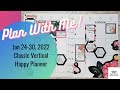 Plan With Me || Classic Vertical Happy Planner || January 24-30, 2022 #PlanWithMeHappyPlanner