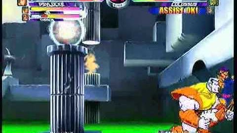 MvC2 Online (360): Brett (Psy/Jin/Tha) vs useleSSSavant (Tha/Ice/Col) 26 .:1.12.11:.