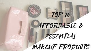 Top 10 only Essential and Affordable Makeup Products you need in 2018 | Shuchi