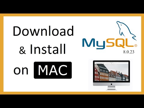 How to install MySQL 8.0.23 Server latest version on MAC OS