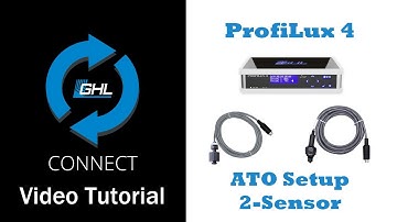 ProfiLux 4: ATO (2 sensor) setup via GHL Connect