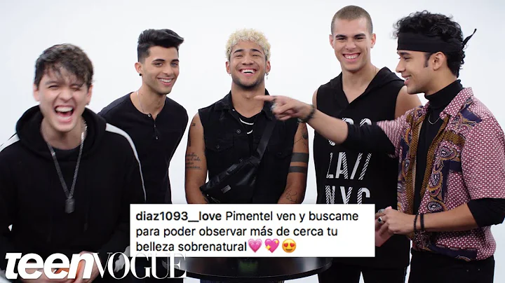 CNCO Compete in a Compliment Battle | Teen Vogue - DayDayNews