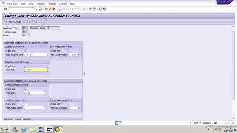 SAP MM Invoice verification Section A Overview of variances without reference to an item