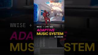 Real-time adaptive audio system #Wwise in #UE5 Lyra @Audiokinetic @UnrealEngine #gameaudio