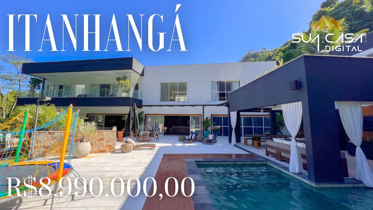 UMA CASA ESPETACULAR EM MEIO AO VERDE DO ITANHANGÁ | TOUR GUIADO SUA CASA DIGITAL