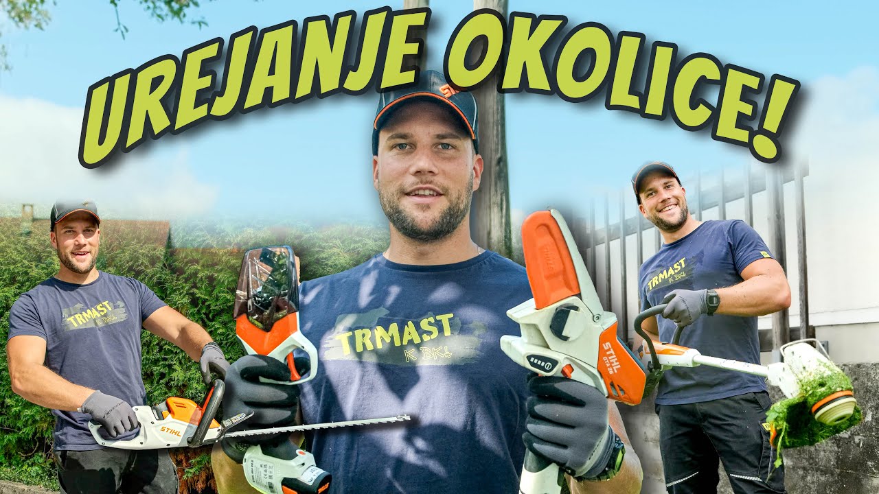 Vrtna opravila z mini baterijo in kompaktnim orodjem (STIHL AS)