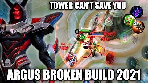 MVP PLAY! ARGUS BROKEN BUILD 2021 | ARGUS BRUTAL OFFLANE | TOP GLOBAL ARGUS BEST BUILD | MLBB