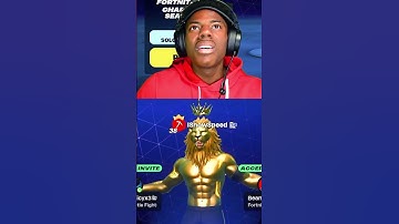 IShowSpeed Loses It After Seeing Messi Skin In Fortnite 😭🐐