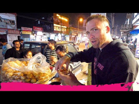 Indian STREET FOOD Tour at Night - Momos, Vada Pav & Chicken Tandoori | Jorhat, Assam, India