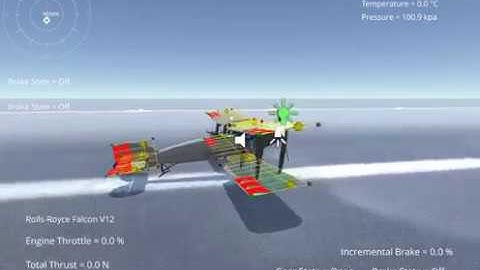 Silantro Unity3d Flight Simulator: Bristol F2B Flight Test