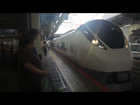 JR東日本　常磐線　E657系　特急ときわ　品川行き　柏駅到着