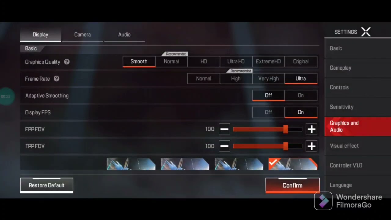APEX LEGENDS MOBILE BEST GRAPHICS SETTINGS|| ZERO LAG || 