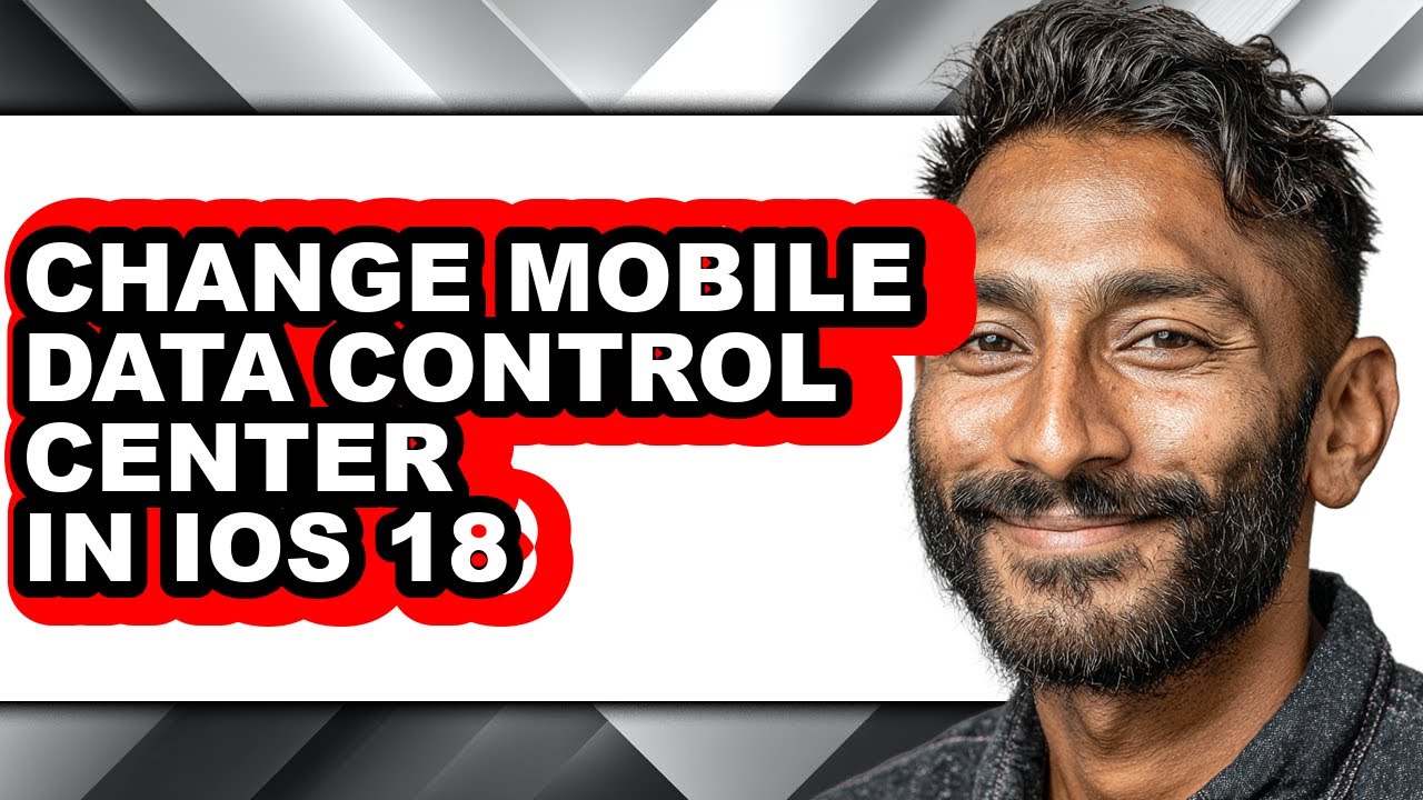 How to Change Mobile Data Control Center in Ios 18 (full Guide) - YouTube