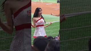 250618 SSG랜더스 치어리더 공연 #이정윤치어리더 #미야오 #핸즈업 #meovv #handsup