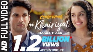 Full Song: KHAIRIYAT (BONUS TRACK) | CHHICHHORE | Sushant, Shraddha | Pritam, Amitabh B|Arijit Singh Thumb