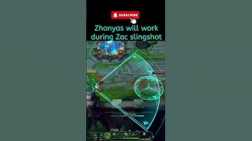 League of legends Zhonyas during Zac slingshot #leagueoflegends #leagueoflegendstips #jungler #zac