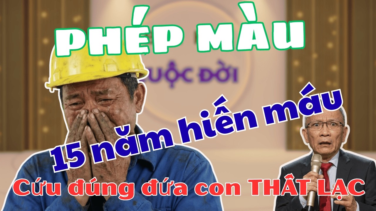 Cha Hiến Máu Suốt 15 Năm Để Chuộc Lỗi. Ngờ Đâu Giọt Máu Ấy Đang Chảy Trong Người CON RUỘT thất lạc!