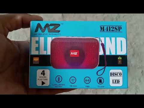 MZ M412sp Bluetooth Speaker Unboxing 