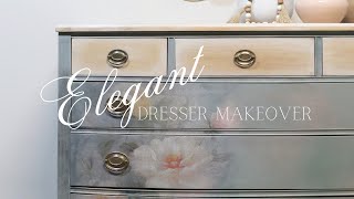 Transforming a Dresser into an Elegant Floral Masterpiece | Decoupage and Mottled Blending by Bella Renovare by Crys’Dawna 12,986 views 8 months ago 20 minutes