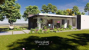 Trailer - Thiết Kế Nhà cấp 4 NGHỈ DƯỠNG Cực đẹp | Nhà vườn 3 phòng ngủ hiện đại