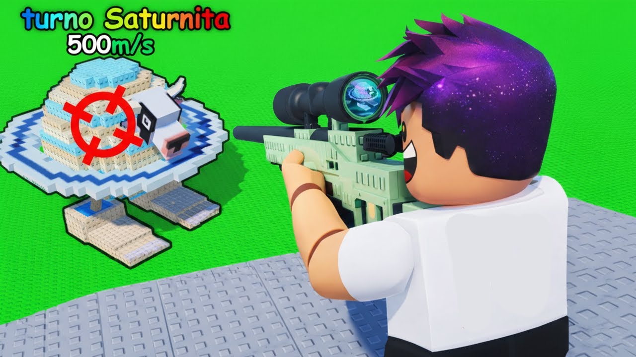 قناص البرين روت تحدي مين يصيد اندر واحد لعبة roblox !!