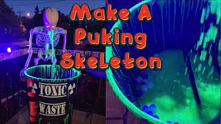 How to Make Pukey Skeleton for Halloween (DIY)
