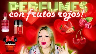 ❤Los mejores perfumes con frutos rojos! ❤❤ #perfumesmujer #frutosrojos #perfume #perfumería