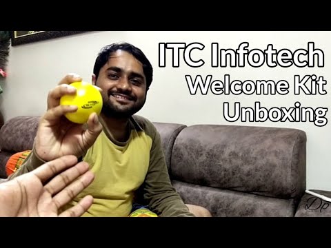 Welcome Kit from ITC Infotech India Limited (Unboxing) | New Joining