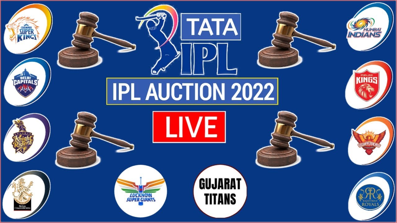 Tata IPL Player Auction Live Streaming IPL 2022 Mega Auction Live IPL Player Auction 2022 Live