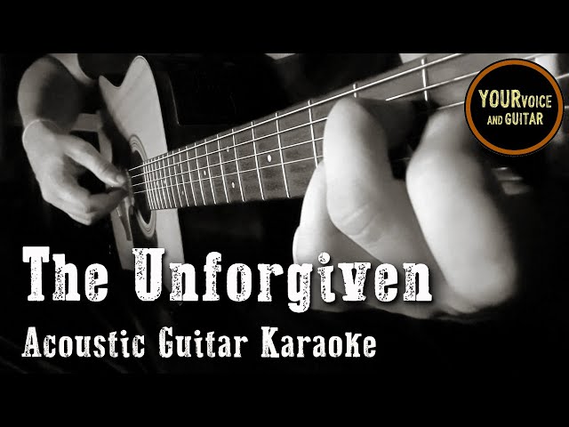 Metallica - The Unforgiven -  Acoustic Guitar Karaoke class=