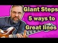 How To Make Beautiful Lines on Giant Steps