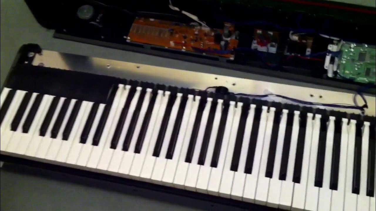 Repair/replace a sticking white key on Yamaha P, CLP or CVP series