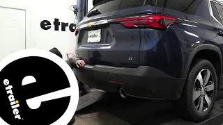 etrailer | Curt Trailer Hitch Installation  2023 Chevrolet Traverse