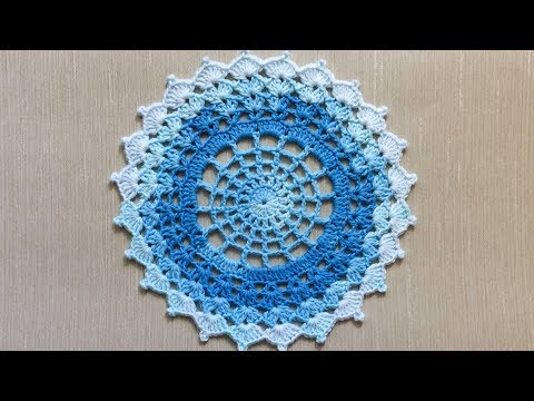 Blue Skies Doily Crochet Pattern A Touch of Color HOWB Series