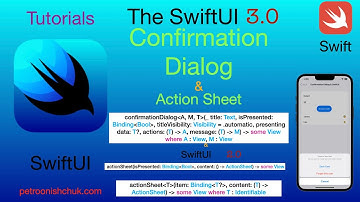 Confirmation Dialog &  SwiftUI (Xcode 13.2,  Swift 5.5, iOS 15)
