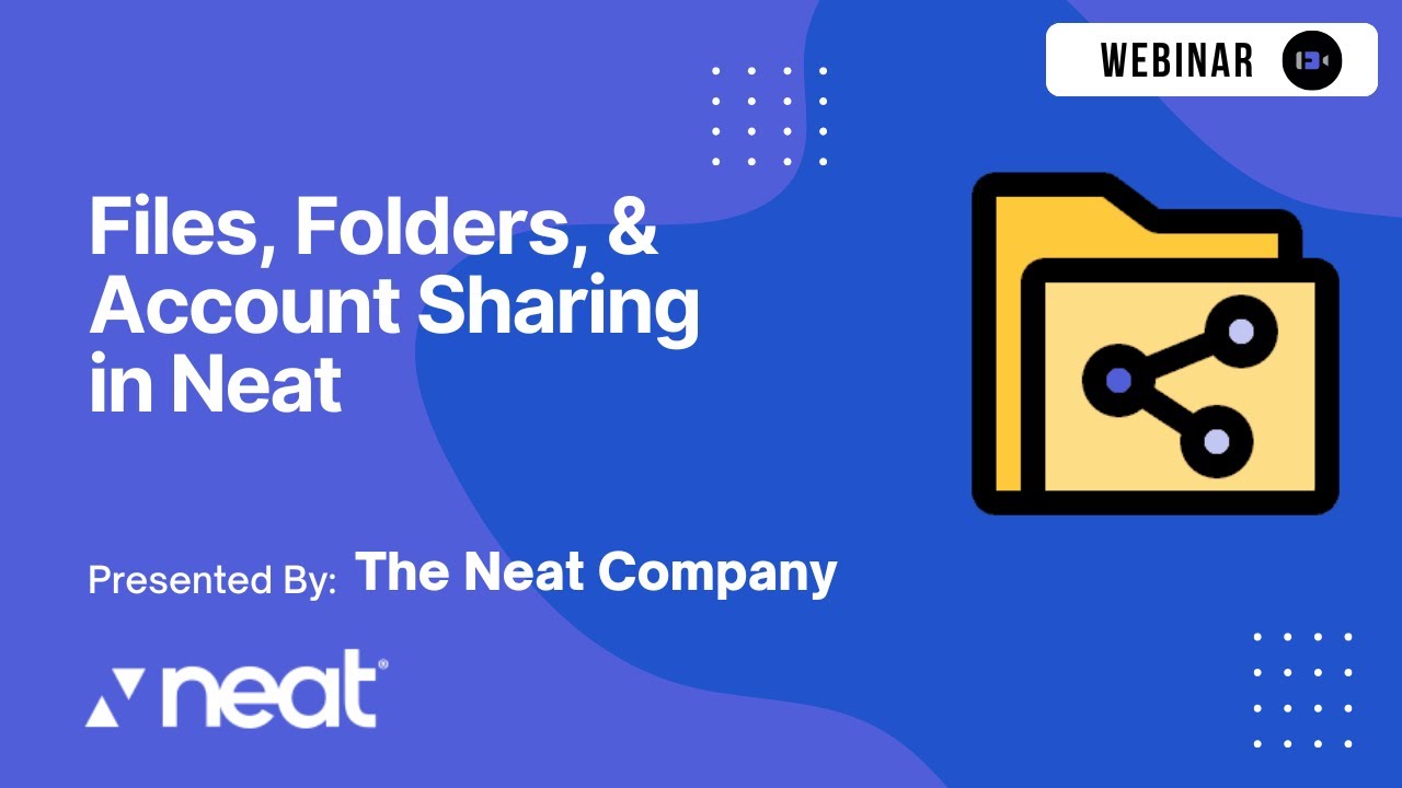 File, Folder & Account Sharing in Neat