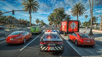 GTA 5 Realistic LSPDFR Patrol | Immersive City Police Roleplay in 4K