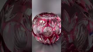 Рубиновый хрусталь Ваза Германия Нахтманн #находки #cristal #art #барахолкакупить #homedecor #vase #