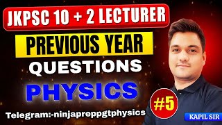 JKPSC 10+2 lecturer | Thermodynamics Previous year | jkpsc Physics lecturer pyqs | ninjaprep