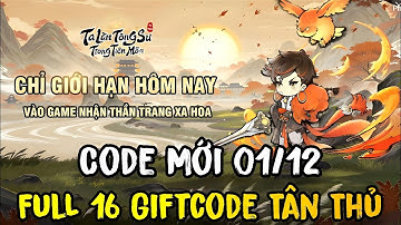 Ta Làm Tông Sư Trong Tiên Môn - Code Mới & Full 16 Giftcode Ta Làm Tông Sư Trong Tiên Môn 01/12