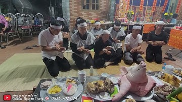 Độc Lạ Bữa Cơm Cúng Toàn Thịt Sống Của Người Sán Dìu Thái Nguyên