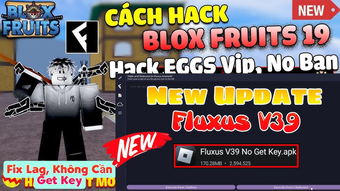 Blox Fruits 18 RACE V4 ] Cách Cài Client Fluxus V9 GET KEY Thành Công 100%  - BiliBili