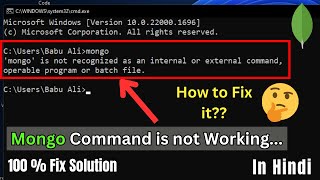 Celebrity Installing MongoDB | Fixing Error | Mongo : the term ''mongo' is not recognized Wealth
