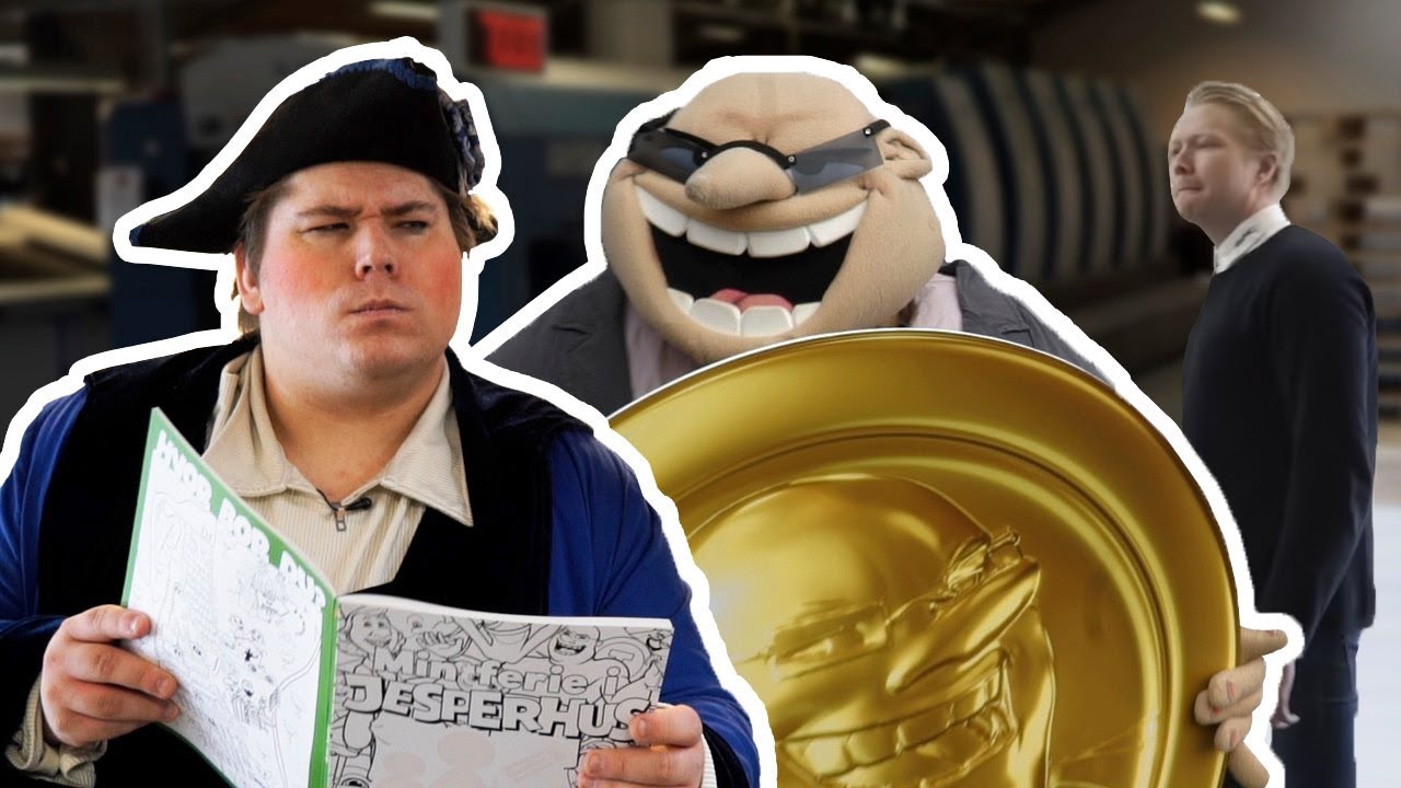 Romkugle og Træls trykker opgavehæfter... og penge