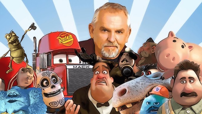 The Many Voices of John Ratzenberger (Cameos in EVERY Pixar movie) - YouTube