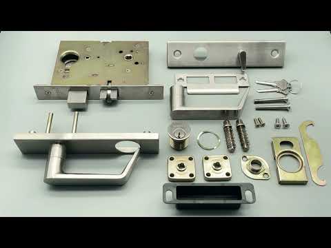 How To Install A Mortise Lock SOPHIA Commercial Heavy Duty Mortise Lock Set Door Lever Lock 