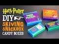 Skiving Snackbox Candy Boxes! Harry Potter DIY