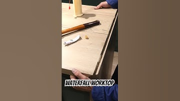 Waterfall worktop complete, Final job in the Mancave 👌🏼 #mancave #tips #diy