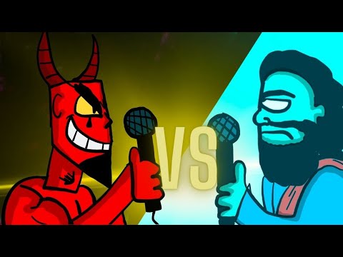Jesus vs the Devil rap battle funny animation