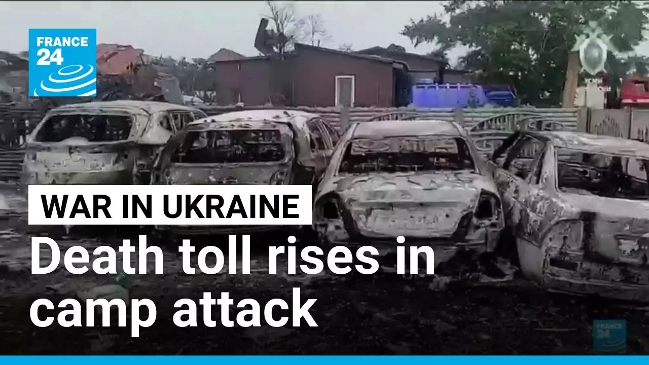 Deadly attack on holiday camp in Russian-held part of Ukraine, officials say • FRANCE 24 English